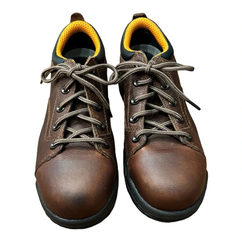 Timberland Pro TiTAN Casual Alloy Toe Work Shoe Supportive Leather Women’s 5.5